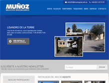 Tablet Screenshot of munozycia.com.ar